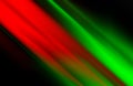 Abstract motion blur red and green lights background. Blurry illustration background Royalty Free Stock Photo