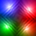 Abstract motley rainbow background with four shining lines and w Royalty Free Stock Photo