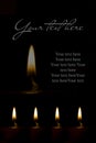 Abstract mourning card Royalty Free Stock Photo