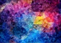 Abstract Mulicolor mosaic background Royalty Free Stock Photo