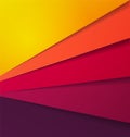 Abstract Multi Color Vector Background With Overlap Paper Layer Royalty Free Stock Photo