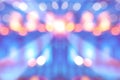 Abstract multi-colored light with defocused bokeh light, the stage of the entertainment show