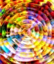 Abstract multicolor background and color fractal effect. Water circle effect. Royalty Free Stock Photo