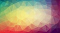 Abstract multicolor background with gradient triangle shapes