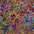 Abstract multicolor blurred paint seamless background in vibrant festive colors Royalty Free Stock Photo