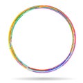 The abstract multicolor circle image.