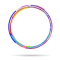 The abstract multicolor circle image.