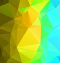 Abstract multicolor emerald green background. Vector polygonal design illustrator