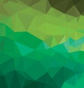 Abstract multicolor emerald green background. Vector polygonal design illustrator Royalty Free Stock Photo