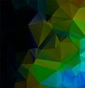 Abstract multicolor emerald green background. Vector polygonal design illustrator Royalty Free Stock Photo