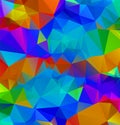 Abstract multicolor full Color rainbow background. Vector polygonal design illustrator Royalty Free Stock Photo