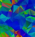 Abstract multicolor full Color rainbow background. Vector polygonal design illustrator Royalty Free Stock Photo