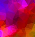 Abstract multicolor full Color rainbow background. Vector polygonal design illustrator Royalty Free Stock Photo