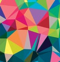 Abstract multicolor full Color rainbow background. Vector polygonal design illustrator Royalty Free Stock Photo