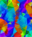 Abstract multicolor full Color rainbow background. Vector polygonal design illustrator Royalty Free Stock Photo