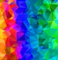 Abstract multicolor full Color rainbow background. Vector polygonal design illustrator Royalty Free Stock Photo