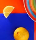 Abstract multicolor geometric still life, minimalism Royalty Free Stock Photo