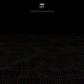 Abstract multicolor lines grid pattern wave curve perspective on dark background Royalty Free Stock Photo