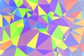 Abstract multicolor mosaic backdrop. Geometric low polygonal background. Design element for posters, business cards, presentations Royalty Free Stock Photo