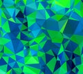 Abstract multicolor mosaic backdrop. Geometric low polygonal background. Design element for posters, business cards, presentations Royalty Free Stock Photo