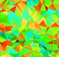 Abstract multicolor mosaic backdrop. Geometric low polygonal background. Design element for posters, business cards, presentations Royalty Free Stock Photo