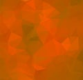 Abstract multicolor orange son background. Vector polygonal design illustrator