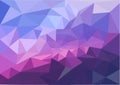 Abstract multicolor polygon triangles for background.