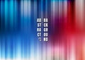 Abstract multicolor striped colorful smooth blurred blue and red vertical background