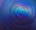 Blue Swirl Spiral Background. Royalty Free Stock Photo