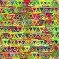 Abstract multicolor triangle pattern