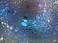 Abstract multicolor water oil soap bubbles mixed texture Royalty Free Stock Photo