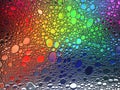 Abstract multicolor water oil soap bubbles mixed texture Royalty Free Stock Photo