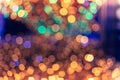 Abstract Multicolor Yellow Green Blue Defocused Bokeh Lights Background Royalty Free Stock Photo