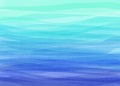 Brushed Painted ocean blue Abstract Background. Brush stroked painting. 2D Illustration.