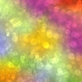 Abstract multicolored background with blur bokeh