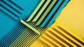 Abstract multicolored background formed by straight and sinuous lines