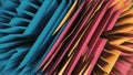 Abstract multicolored background formed by straight and sinuous lines