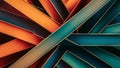 Abstract multicolored background formed by straight and sinuous lines