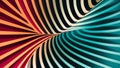 Abstract multicolored background formed by straight and sinuous lines