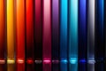 Abstract multicolored background made of colorful semi-transparent bars