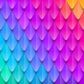 Abstract multicolored background. Paper colorful artificial squama or plumage.