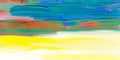 Abstract multicolored background texture. Red, blue, white, yellow, green painting. Contemporary oil artwork. Brush strokes on Royalty Free Stock Photo