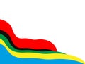 Abstract multicolored background. Vector graphics for design. Waves, texture. Royalty Free Stock Photo