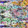 Abstract multicolored chaotic background texture