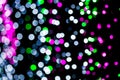 Abstract of multicolored circular bokeh