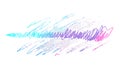Abstract Multicolored Dynamic Scribble Line Pattern, vector design Generative AI Royalty Free Stock Photo