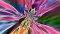 Abstract multicolored futuristic fractal background Royalty Free Stock Photo