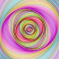 Abstract multicolored hypnotic fractal background Royalty Free Stock Photo