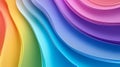 Abstract Multicolored Layers Background with Smooth Gradient and Artistic Ripple Royalty Free Stock Photo
