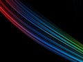 Abstract multicolored light waves background Royalty Free Stock Photo